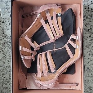 Samuelle Failli Lipstick Suede Cristina 90 heels